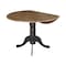 International Concepts Round 42 in Round Dual Drop Leaf Pedestal Table, Hickory/Washed Coal, 42 W, 42 L, 29.5 in H, Wood T45-42DP - alternate 10